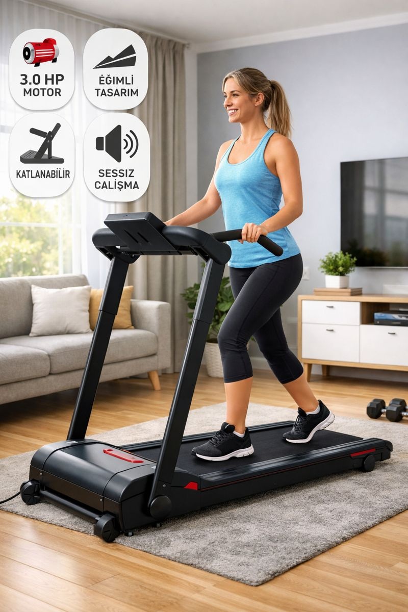 3.0 HP Eğimli Yürüyüş Bandı Alınır mı? Ev İçin Kompakt Koşu Bandı İncelemesi