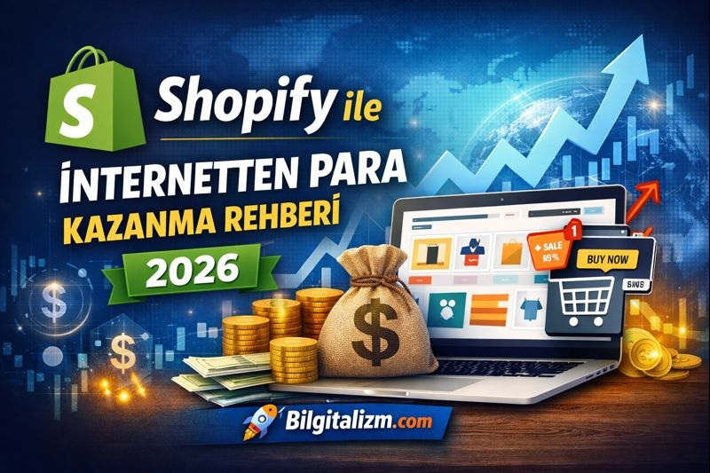 Shopify Nedir? Shopify Affiliate ile İnternetten Para Kazanma Rehberi (2026)