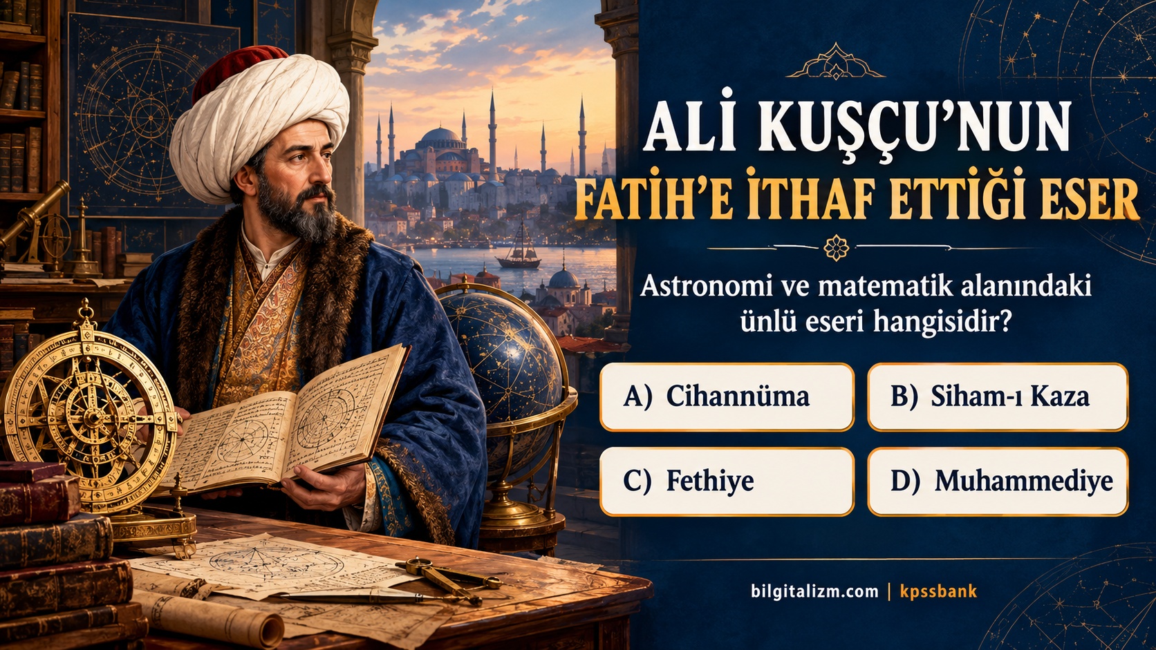 KPSS Tarihte Derece Yaptıran Ali Kuşçu Tuzağı: Otlukbeli Anısına Yazılan Eser
